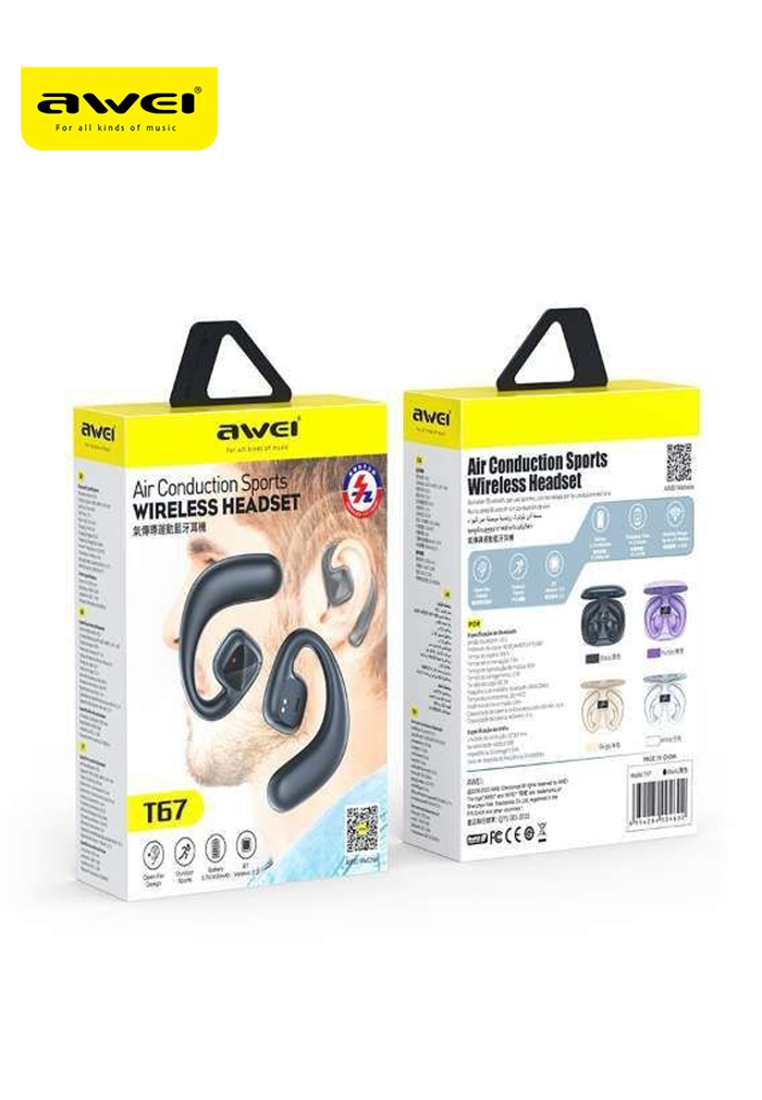 Awei T67 Wireless Air Conduction Earbuds